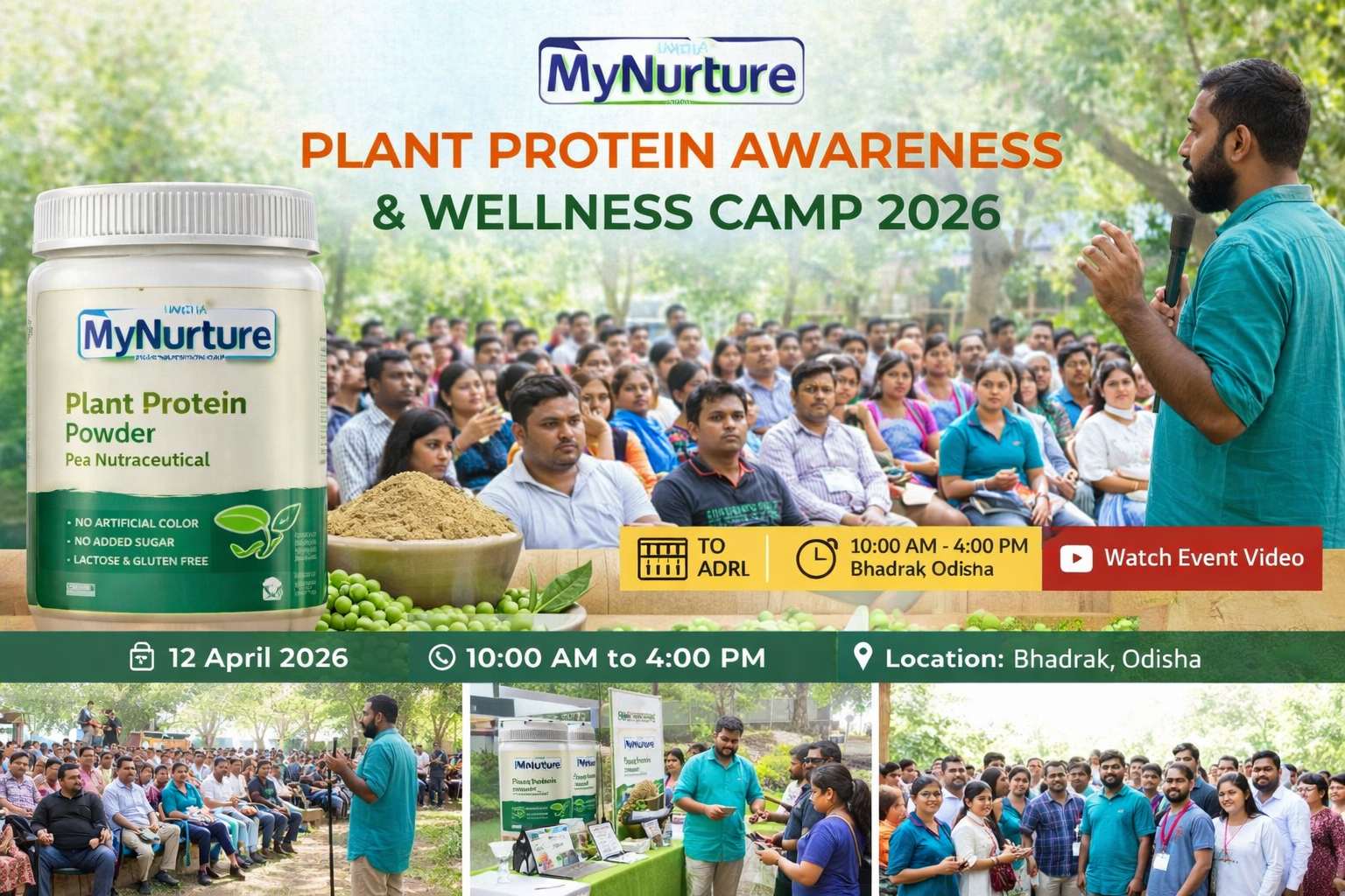 MyNurture Plant Protein Awareness & Wellness Camp 2026